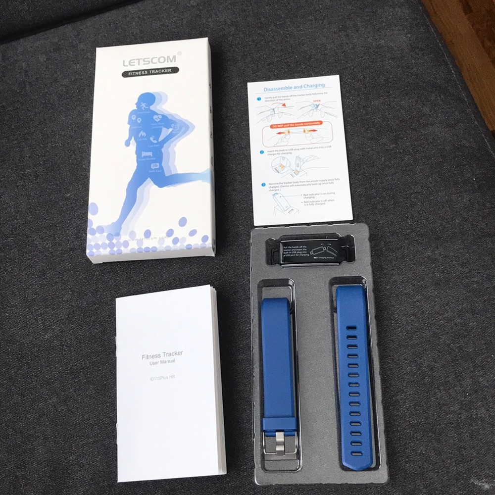 LETSCOM Fitness Tracker HR, Activity Tracker